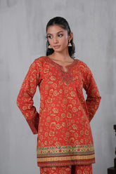 2 Piece Cambric Suit (TR1207)